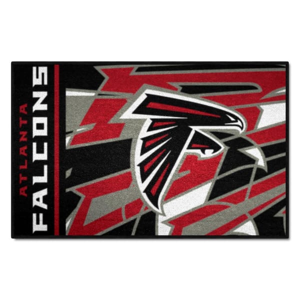 FANMATS Atlanta Falcons Patterned 1.5 ft. x 2.5 ft. XFIT Design Starter Area Rug