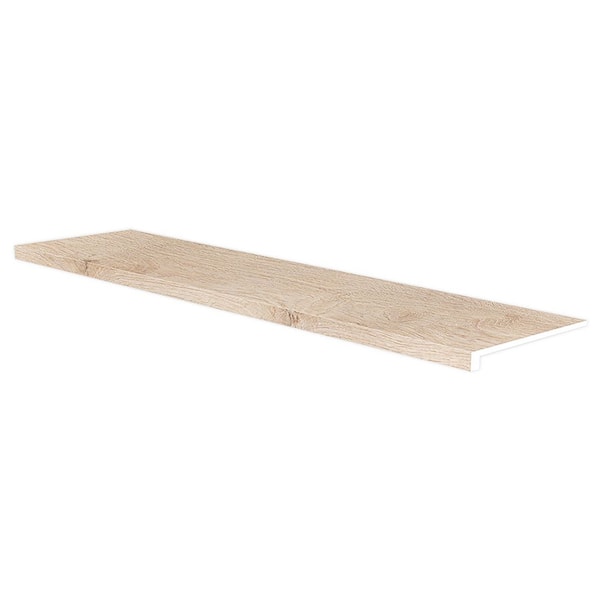 Dashiell Umbra 1.25 in. T x 12.01 in. W x 47.24 in. L Luxury Vinyl Stair Tread Eased Edge (2-Pieces/Case)