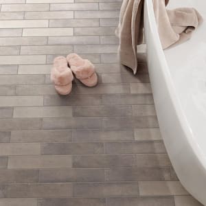 Capri Brick Fumo 2-1/2 in. x 10 in. Porcelain Floor and Wall Tile (5.13 sq. ft./Case)