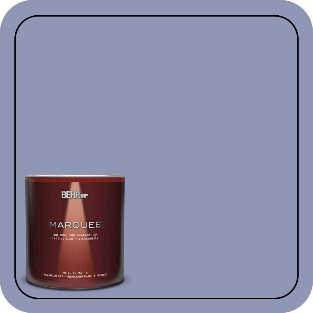 1 qt. #S540-4 Vintage Ribbon One-Coat Hide Matte Interior Paint & Primer product image for price tracking