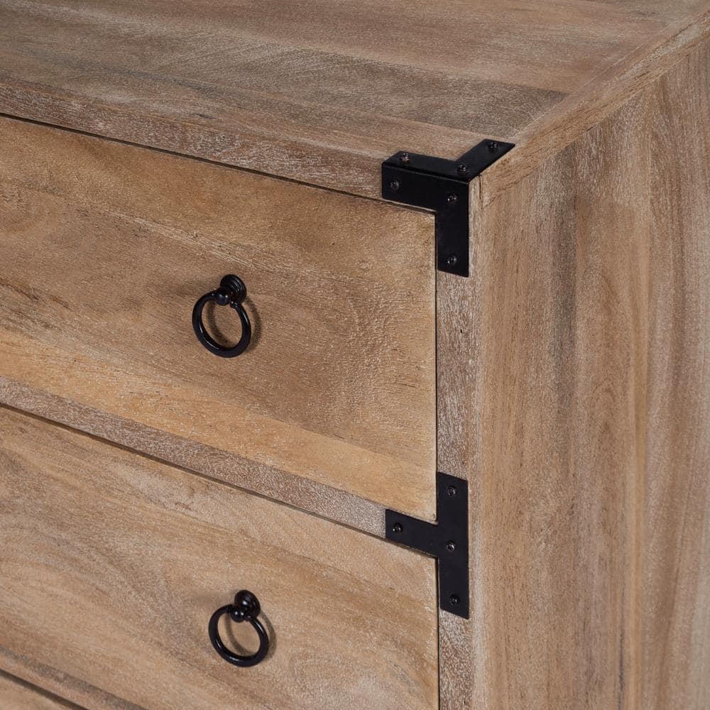 Forster 144'' Extra Deep Brown Campaign Chest with Ball Bearings