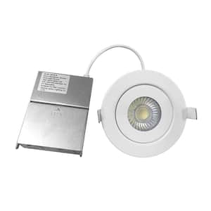 13-Watt 6 in. 5 CCT Selectable Canless Gimbal 1000 Lumens 120-Volt LED Downlight Title-24 (12-Pack)