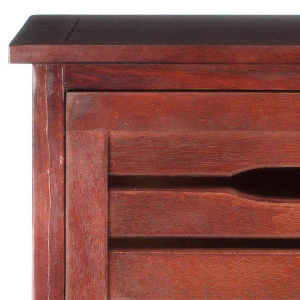 Coastal Charm Cherry Pine 5-Drawer Lingerie Cabinet