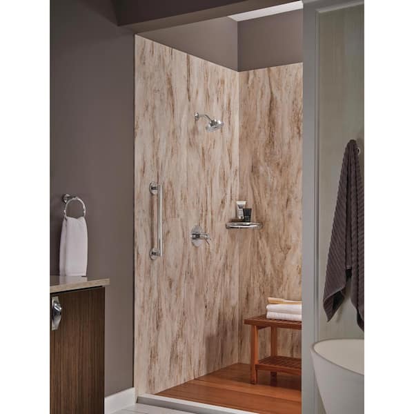 Contemporary 24 in. x 1-1/4 in. Concealed Screw ADA Compliant Bathroom Shower Grab Bar in Polished Chrome