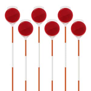 Everbilt 48 in. Driveway Marker Red 31464 - The Home Depot