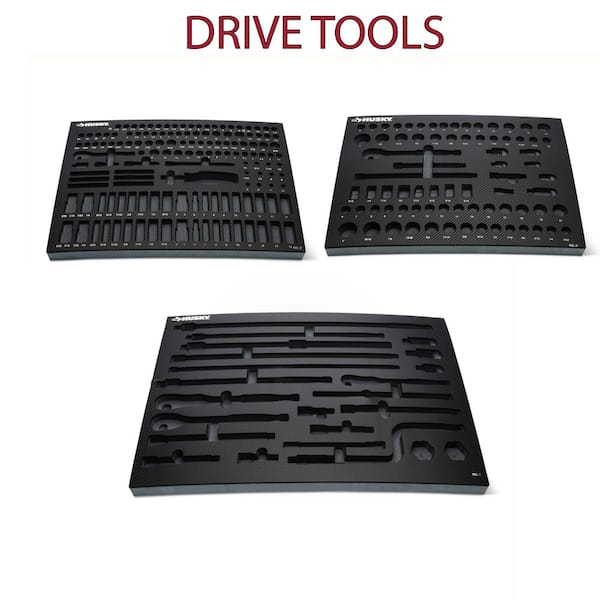 Husky EVA Foam Storage Trays for 1,025-Piece Tool Set (19-Trays)