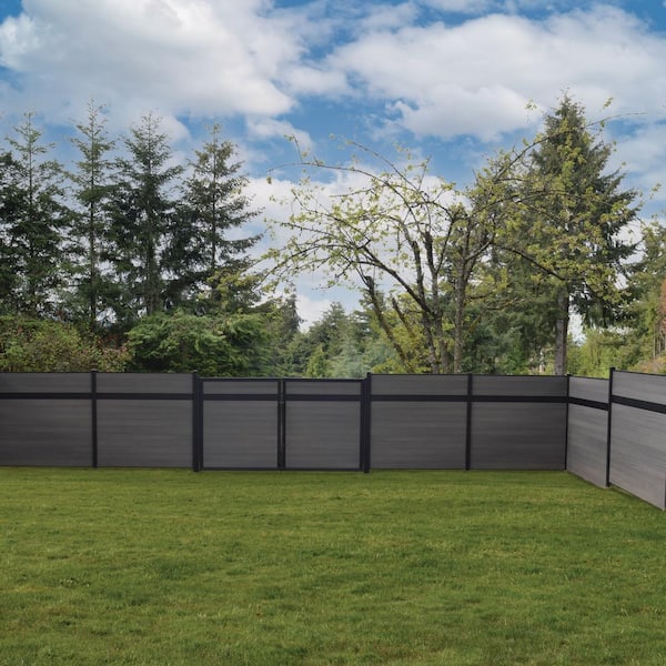 Commercial Heavy-Duty Aluminum, Horizontally Adjustable Estate Gate Hinge  For 2 Aluminum Fence Gate Frame (Black)