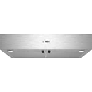 300 Series 30 in. Ducted Under Cabinet Range Hood with Lights in Stainless Steel