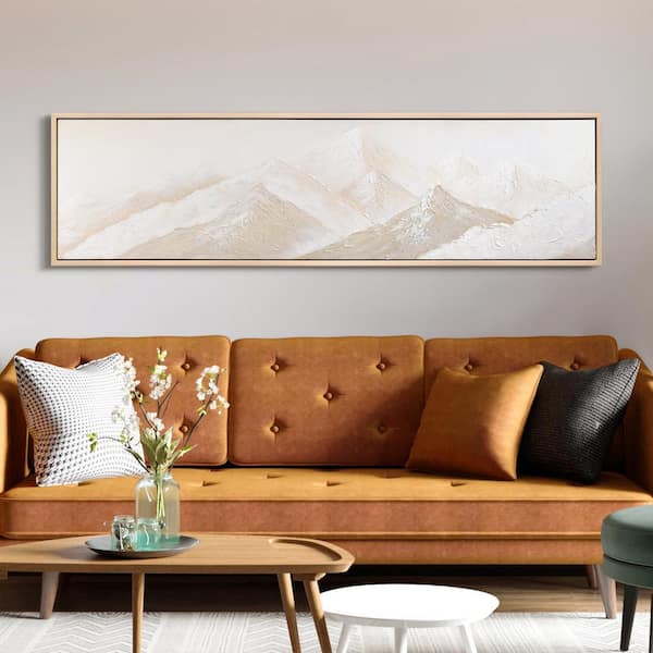 Empire Art Direct Panoramic Peaks Heavily Textured Hand Painted