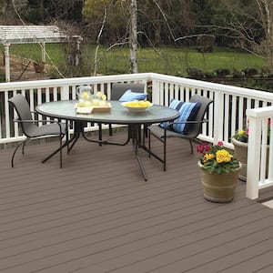 5 gal. #SC-159 Boot Hill Grey Solid Color Waterproofing Exterior Wood Stain and Sealer