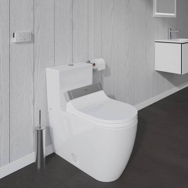 Duravit 1-Piece 0.92 GPF Dual Flush Elongated Toilet in