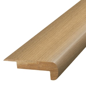 Flax 0.75 in. T x 2.37 in. W x 78.7 in. L Laminate Stair Nose Molding