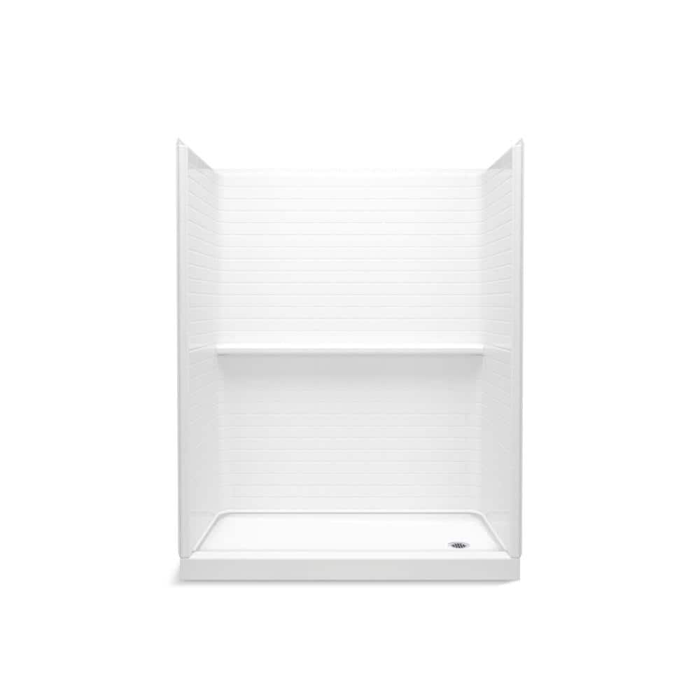 STERLING Traverse 60 in. W x 77.6 in. H Five Piece Glue Up Alcove