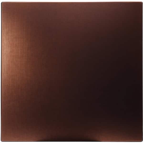 Tranquility 2 ft. x 2 ft. Lay-in or Glue-up Ceiling Tile in Antique Bronze (40 sq. ft. /Case)