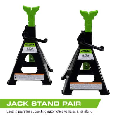 6-Ton Steel Jack Stands
