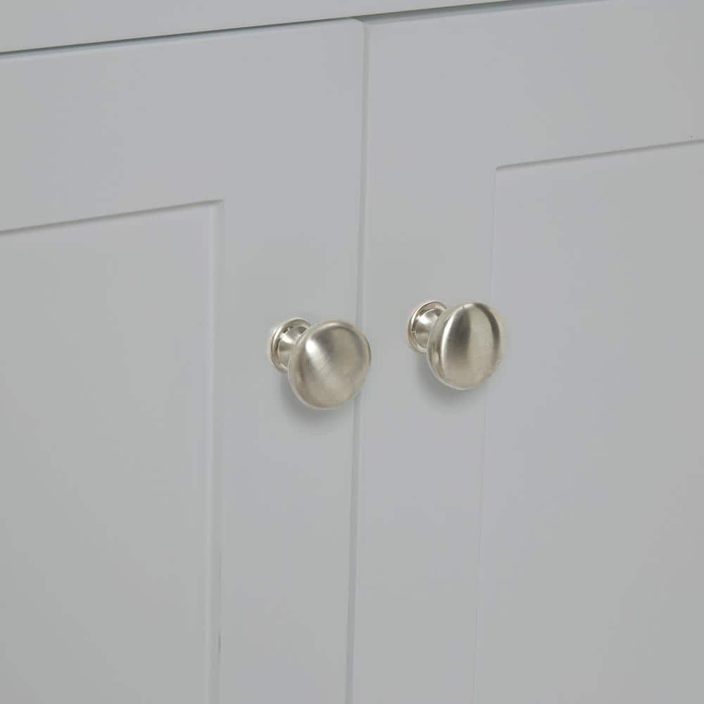 Hamlet 48" Gray Freestanding Vanity Cabinet with Nickel Hardware
