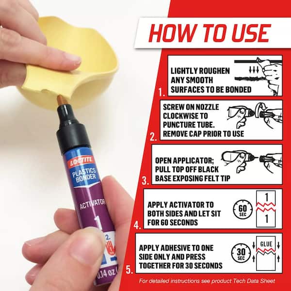 How does Plastic Glue work? What's in the bottle and what does it do? 
