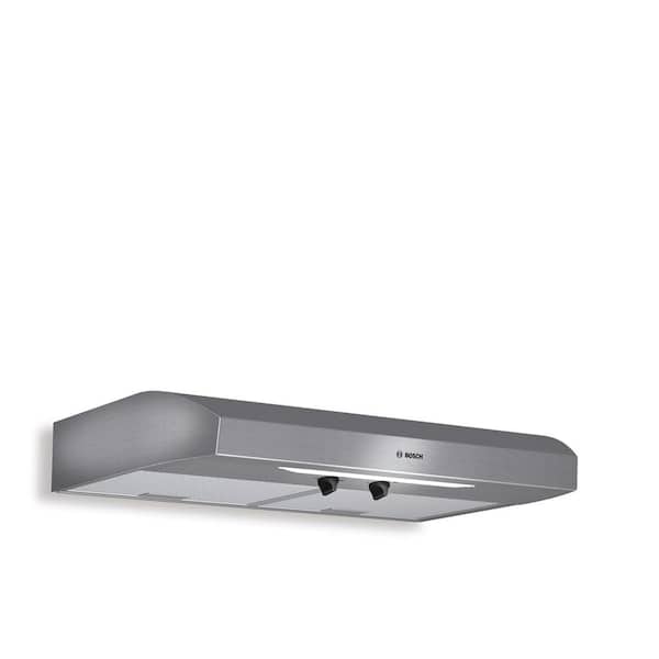 Bosch 300 Series 30 in. Undercabinet Range Hood with Lights in Stainless Steel