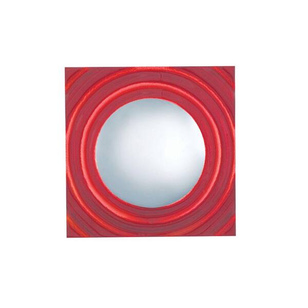 JESCO Lighting 1-Light Low-Voltage Red Companion Art Deco Wall Sconce