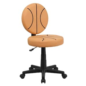 Basketball Black and Orange Task Chair