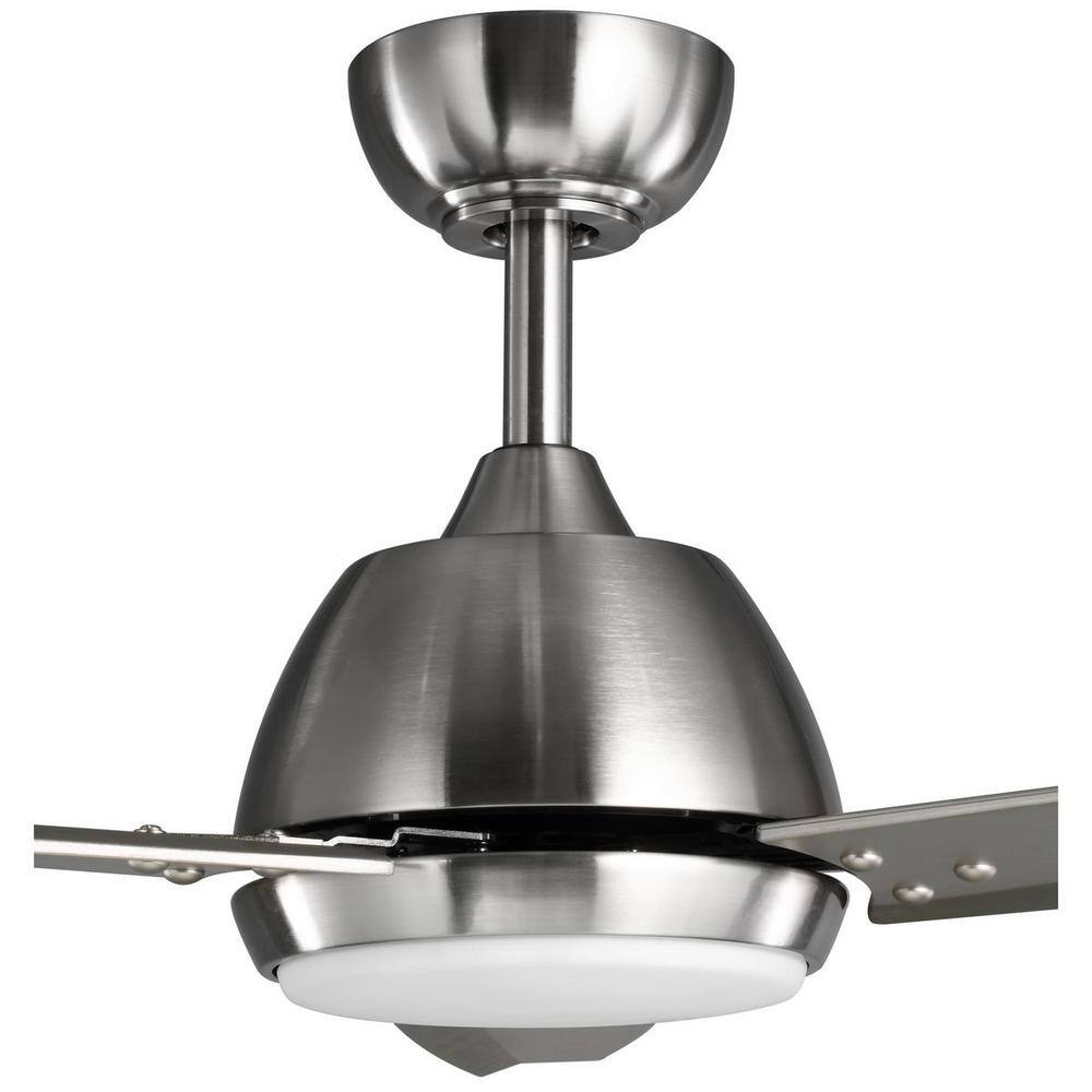 Oriole 60'' Brushed Nickel Ceiling Fan with LED Light and Remote