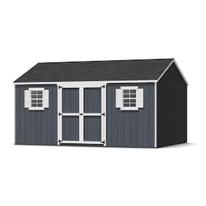 Value Workshop 12 ft. x 16 ft. Outdoor Wood Storage Shed Precut Kit with Operable Windows (192 sq. ft.)