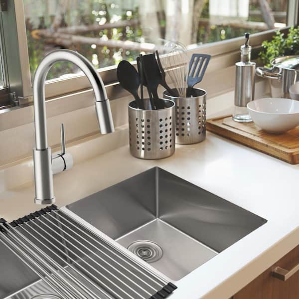 Single Slot Kitchen Sinks Strainer Stainless Steel Wash Basin Handmade Sink  Under Counter Household Items Kitchen Accessories