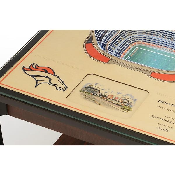 YouTheFan NFL Denver Broncos 23 in. x 22 in. 25-Layer StadiumViews