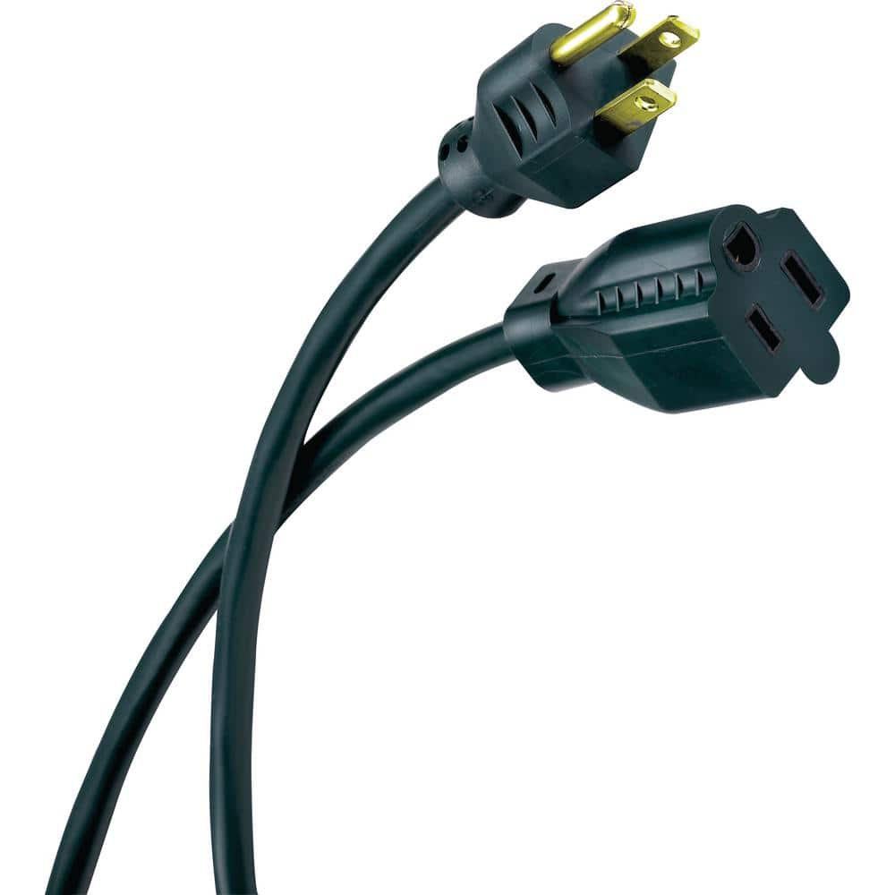 HDX 15 ft. 16/3 Indoor/Outdoor Landscape Extension Cord, Green