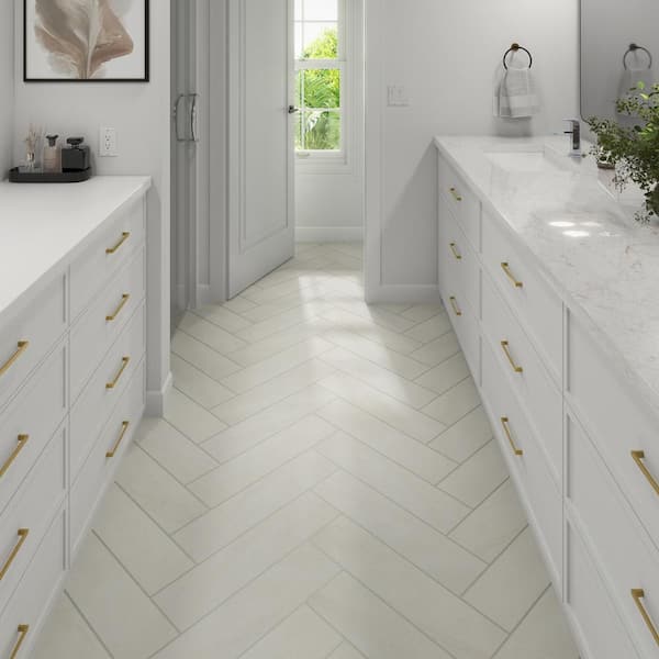 Wanderwise Swan 6 in. x 24 in. Matte Porcelain Floor and Wall Tile (16.10 sq. ft. /case)