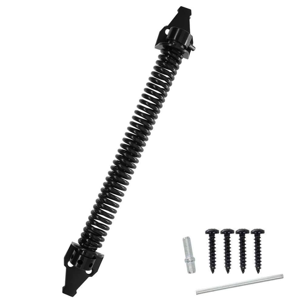 13 in Self Closing Gate Spring Hardware for Wooden and Vinyl Fence, Steel, Black with Adjustable Tool price history on PriceWatchPro