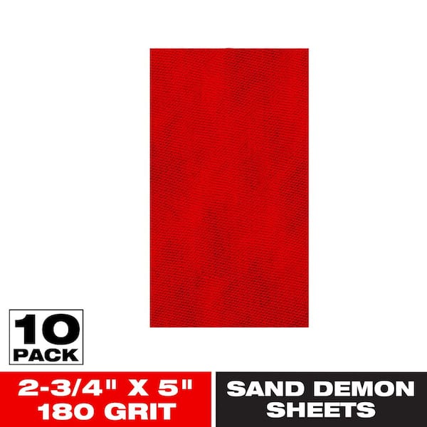 DIABLO 2-3/4 in. x 5 in. 180-Grit SandNET Reusable Sanding Sheets