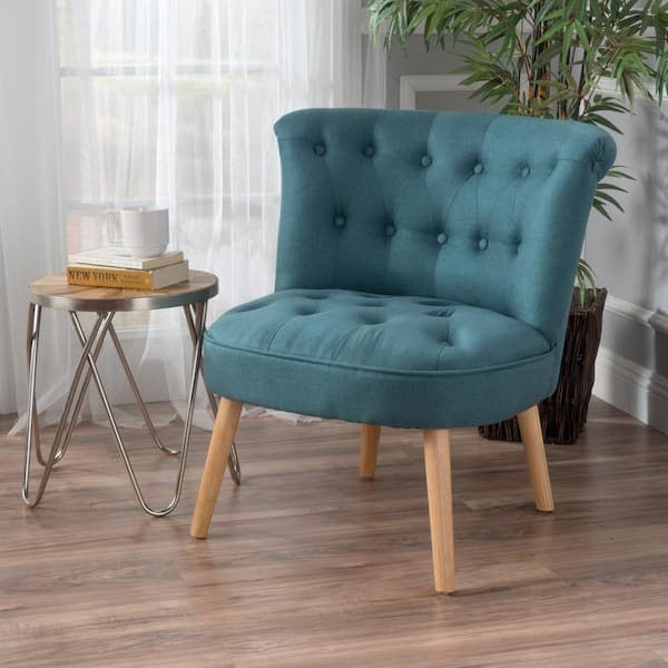 deep teal accent chair