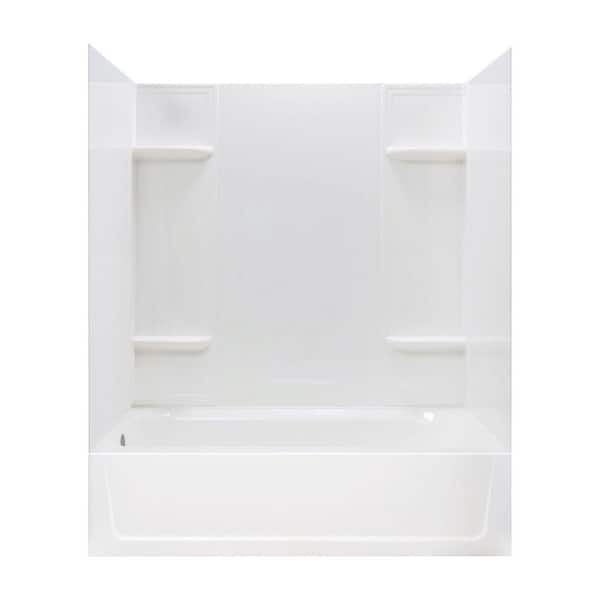 MUSTEE Durawall 60 in. L x 30 in. W x 73.75 in. H Rectangular Tub ...