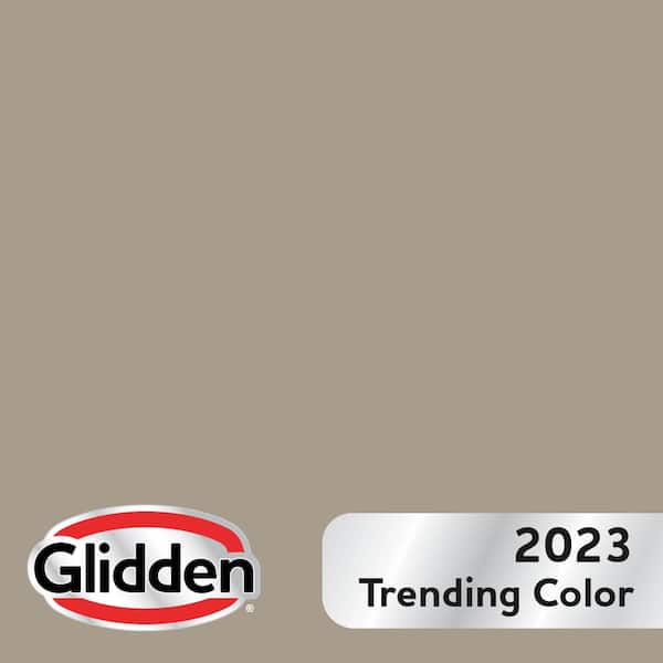 Glidden Diamond 1 gal. PPG1024-5 Stonehenge Greige Satin Interior Paint with Primer