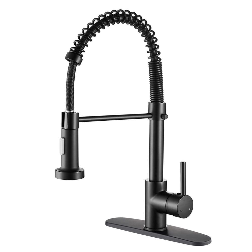 Matte Black Pull Out Kitchen Faucets Kbn0201mb 64 1000 