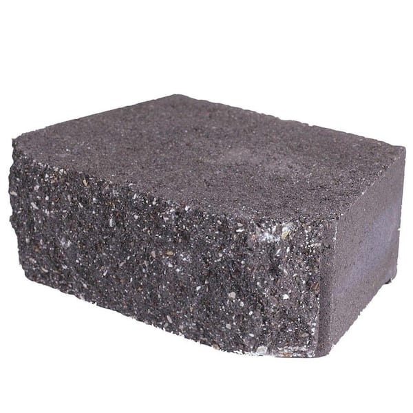 Pavestone 4 in. x 11.75 in. x 6.75 in. Charcoal Concrete Retaining Wall Block
