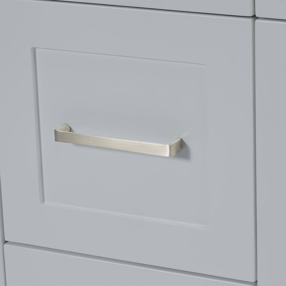 Hamlet 72" Gray Double Freestanding Vanity Cabinet
