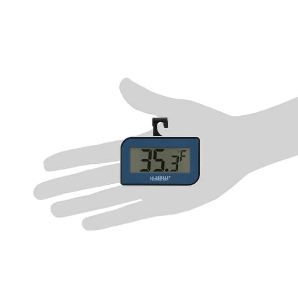 Digital Freezer Thermometer, Hook Magnetic Sticker Thermometer
