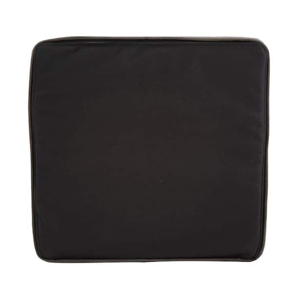 Marley Forrest - Pouf Ottoman, Tall With Cover, Sterling Chocolate