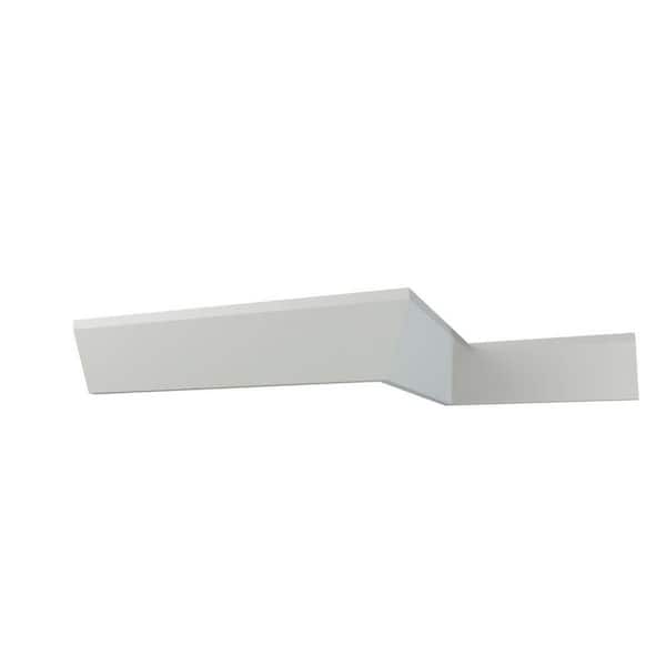 Ekena Millwork Armain 6 in. D x 3.125 in. W x 12 in. L Polyurethane Crown Moulding Sample