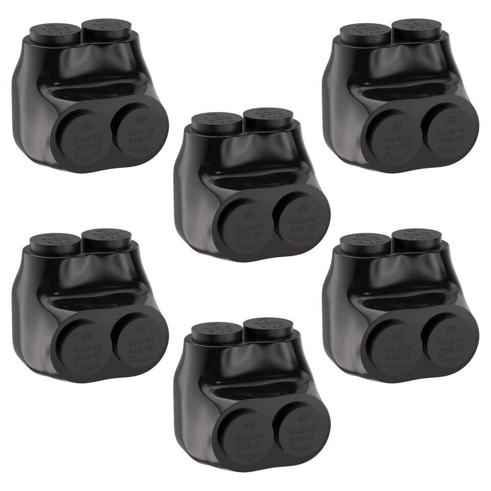 2 Port Insulated Multi Tap Connector 2-14 AWG Aluminum to Copper Wire Connectors, Electrical Cable Connectors, 6 Pack price history on PriceWatchPro