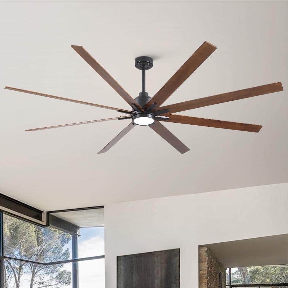 84 in. Black Reversible Quiet DC Motor Downrod Mount Standard Fan with Remote Control Dimmable 6 Wind Speed price history on PriceWatchPro