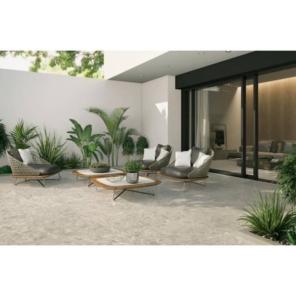 Perla Outdoor 24 in x 24 in. Matte Porcelain Floor and Wall Tile