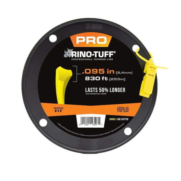 Universal Trimmer Line x 3 lb Rino-Tuff String Trimmer Line .095 in