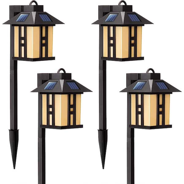 Unbranded Solar Pathway Lights, Solar Outdoor Lights Pathway，4 Pack