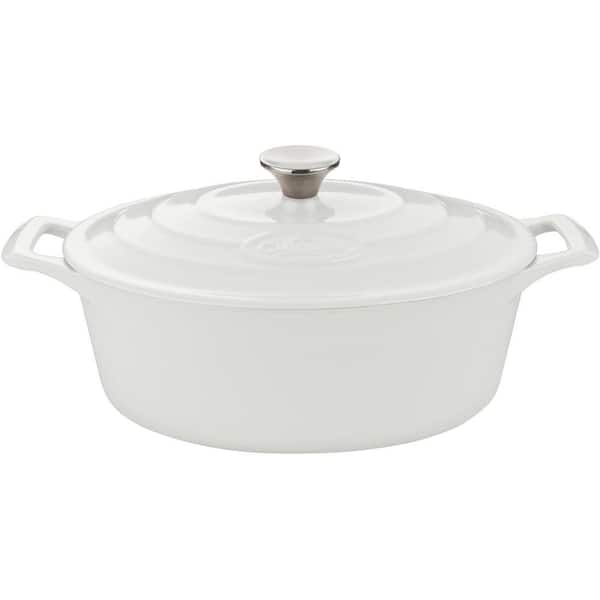 La Cuisine Pro 4.75 Qt. Cast Iron Oval Dutch Oven