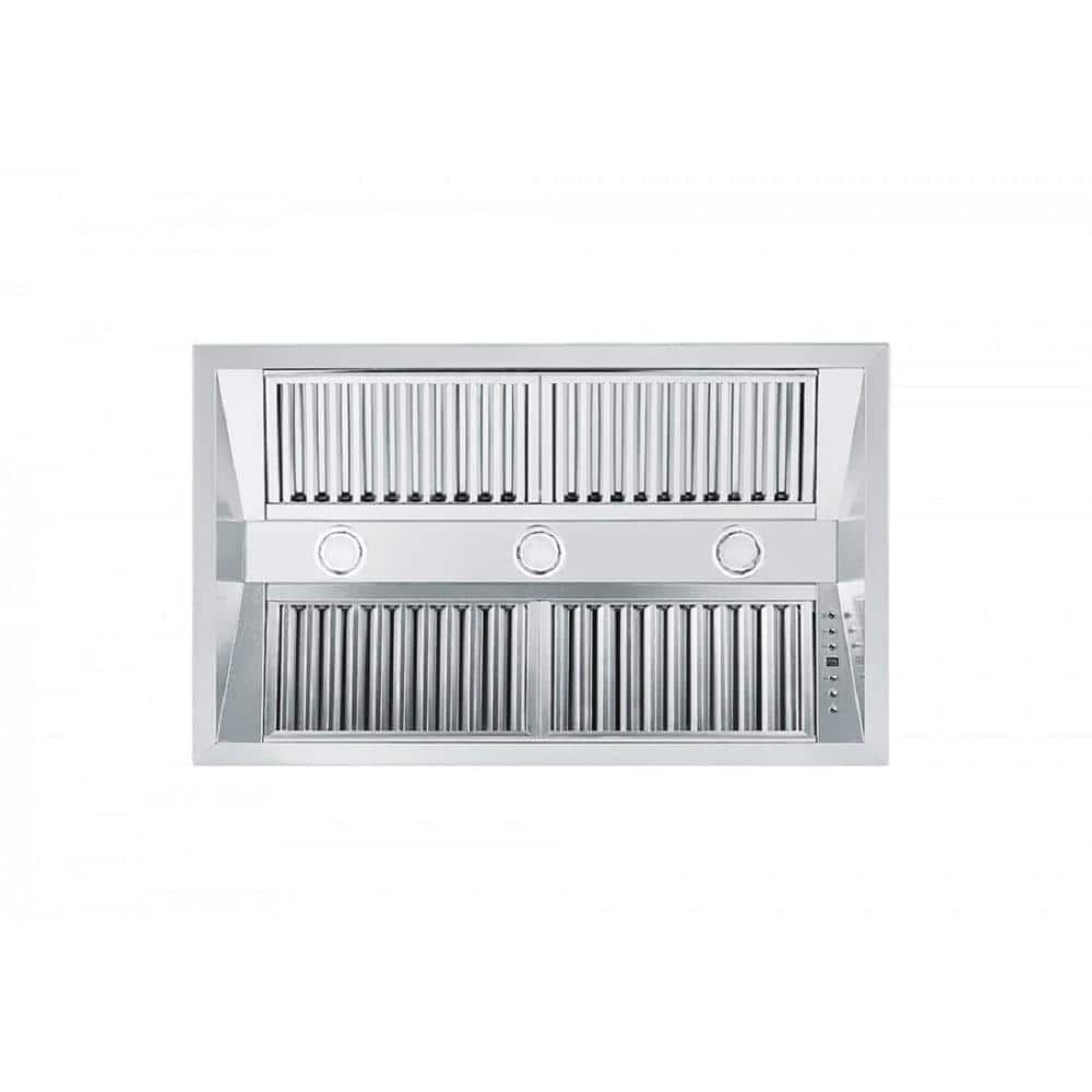 34" Stainless Steel Convertible Range Hood Insert