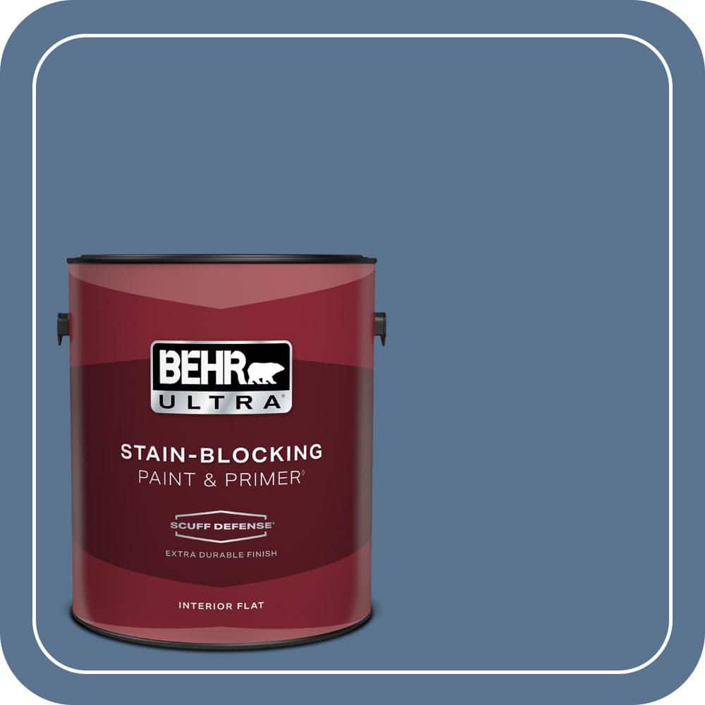 1 gal. #PPU14-18 Laguna Blue Extra Durable Flat Interior Paint & Primer price history on PriceWatchPro