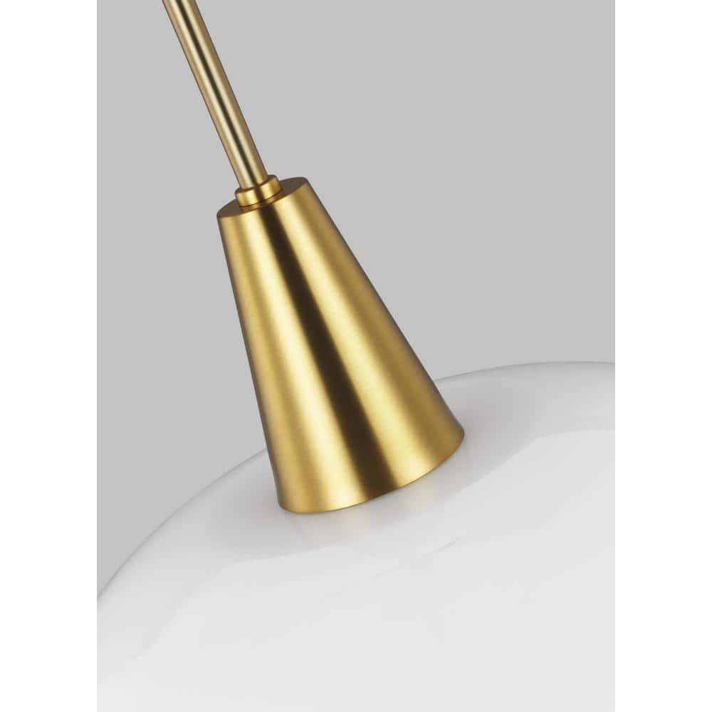Ellen's Sleek Burnished Brass 1-Light Indoor/Outdoor Pendant
